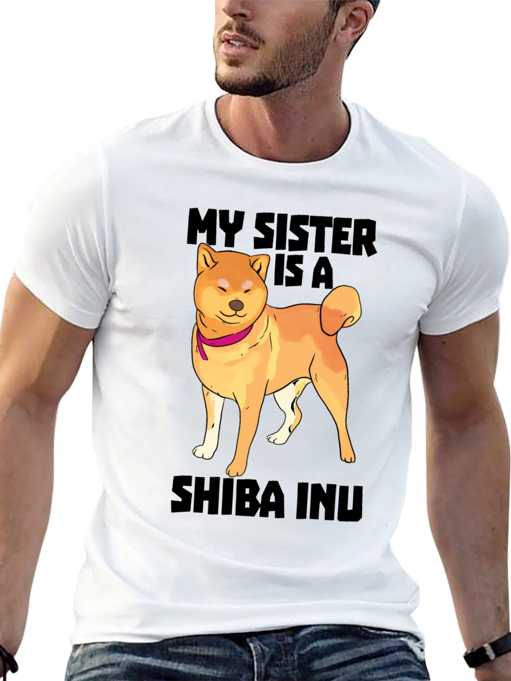 My Sister Is a Shiba Inu T-Shirt