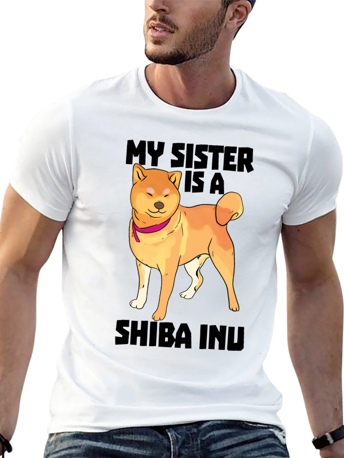 My Sister Is a Shiba Inu T-Shirt