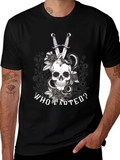 Skull Snake & Sword Graphic Tee