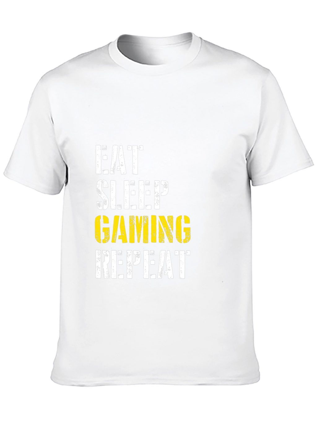 Eat Sleep Gaming Repeat Black T-Shirt