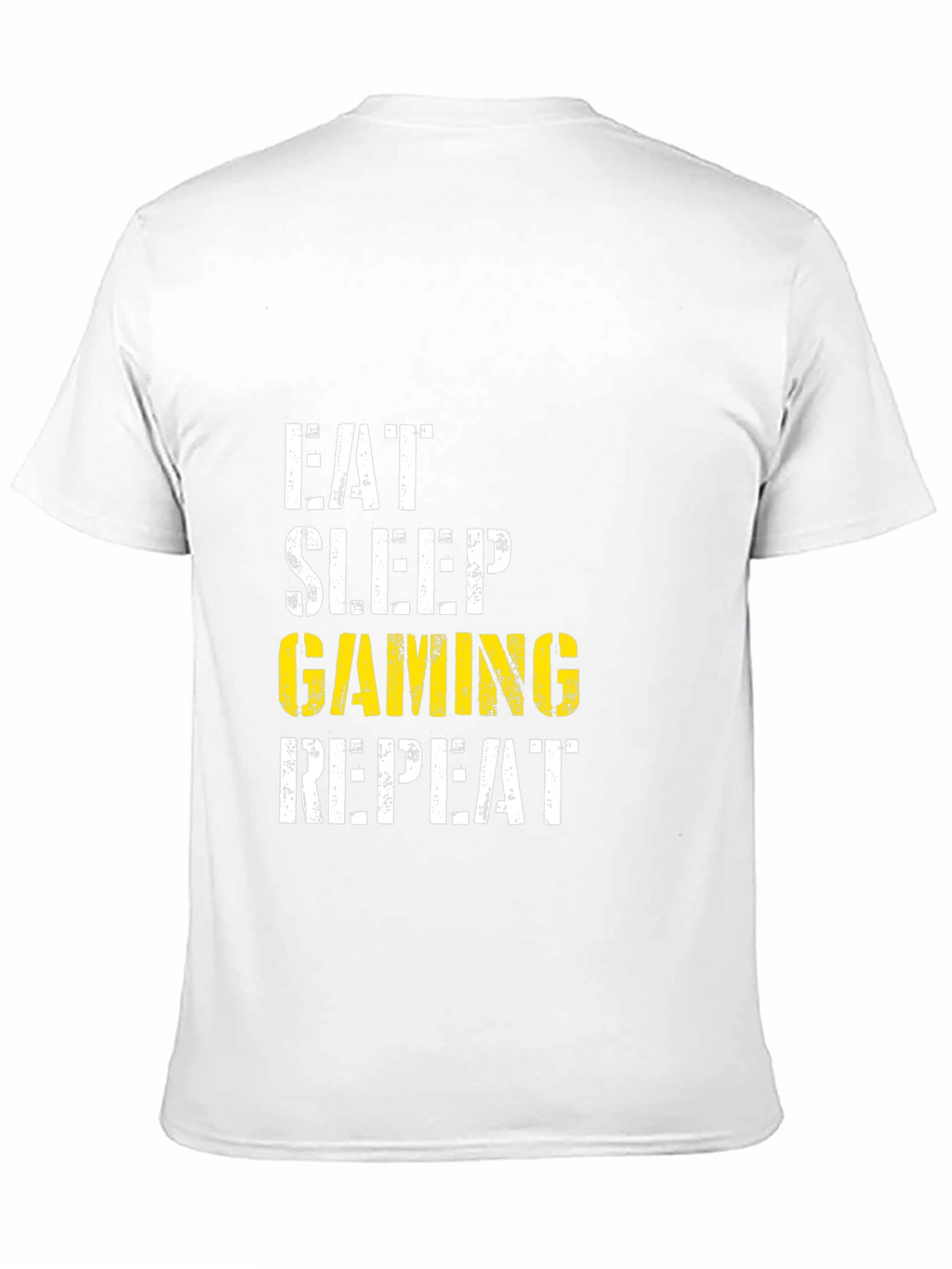 Eat Sleep Gaming Repeat Black T-Shirt