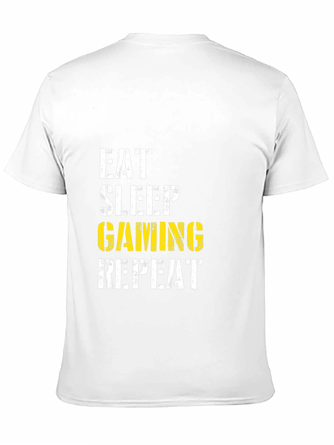 Eat Sleep Gaming Repeat Black T-Shirt