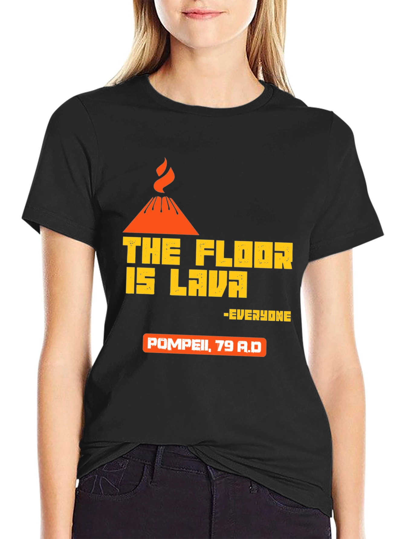 The Floor is Lava Pompeii T-Shirt