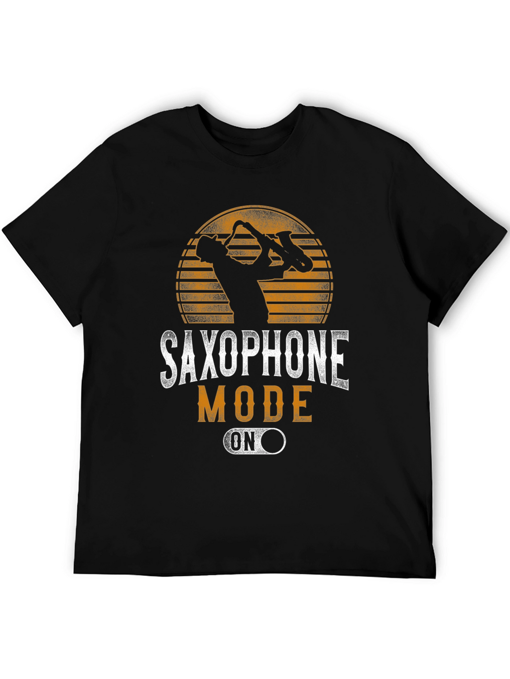 Saxophone Mode On T-Shirt - Music Lover Tee