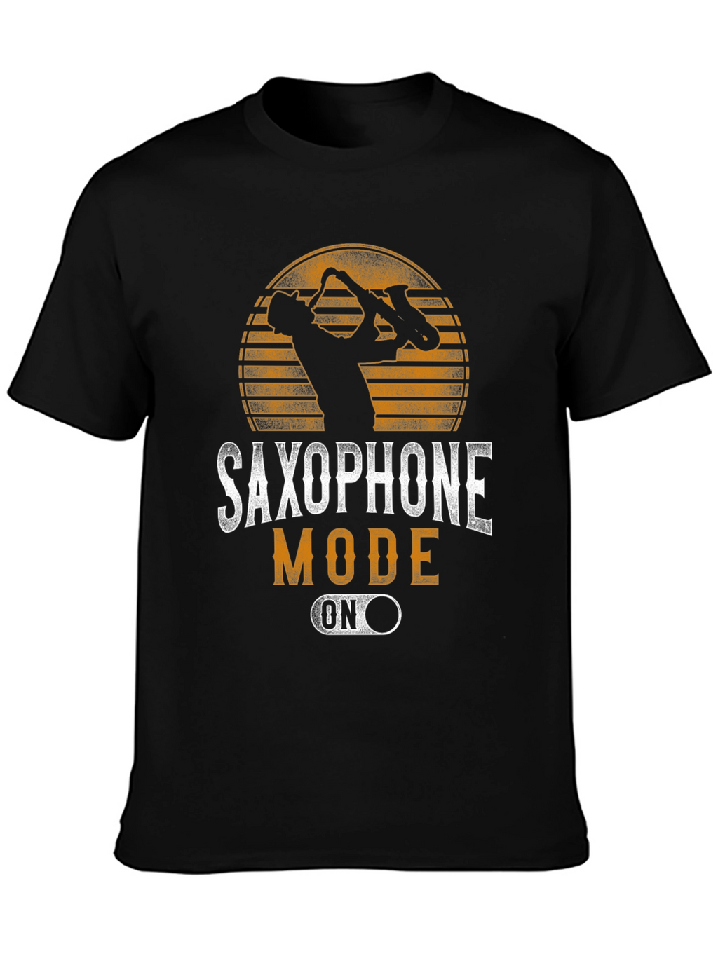 Saxophone Mode On T-Shirt - Music Lover Tee