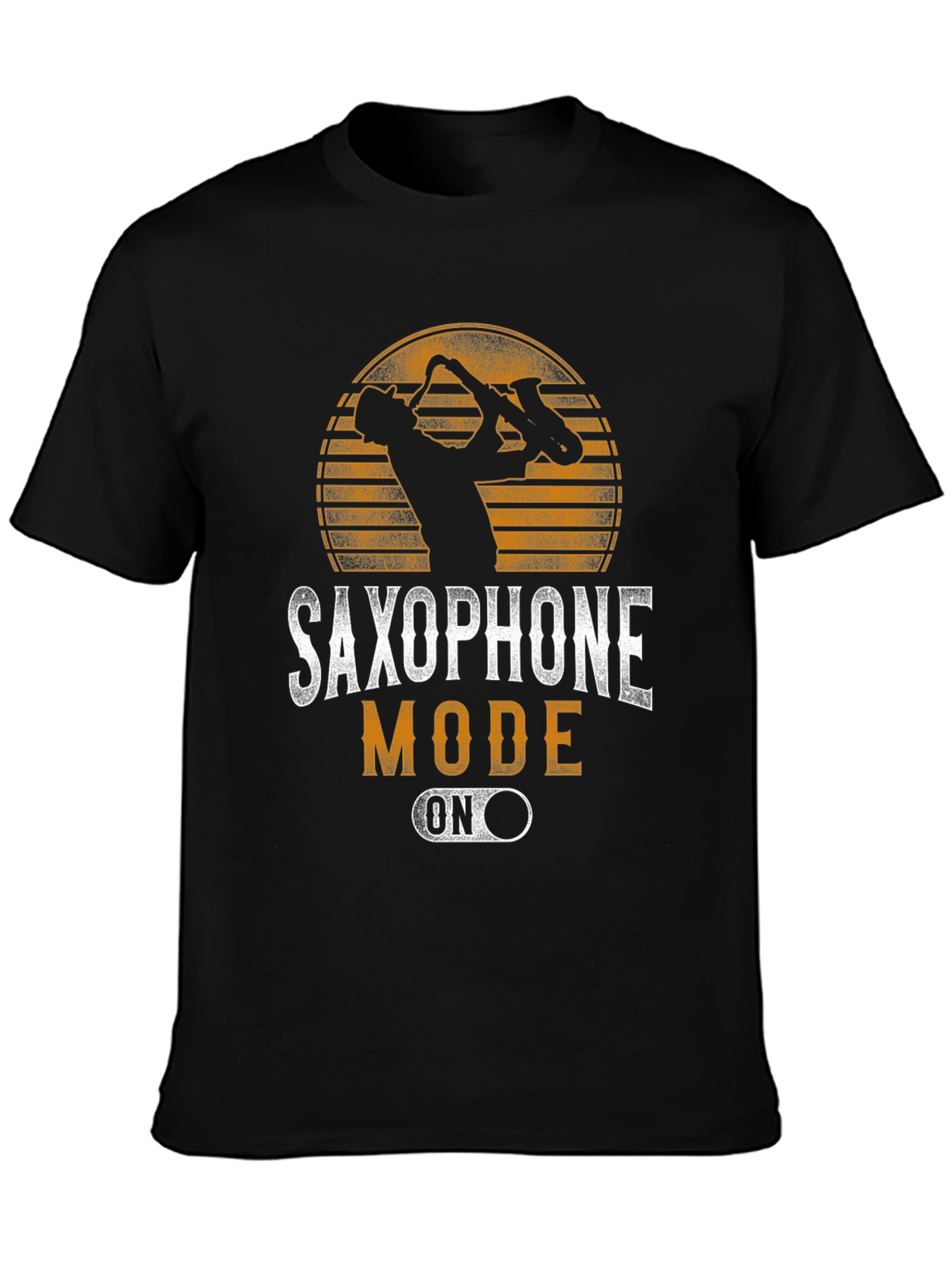 Saxophone Mode On T-Shirt - Music Lover Tee