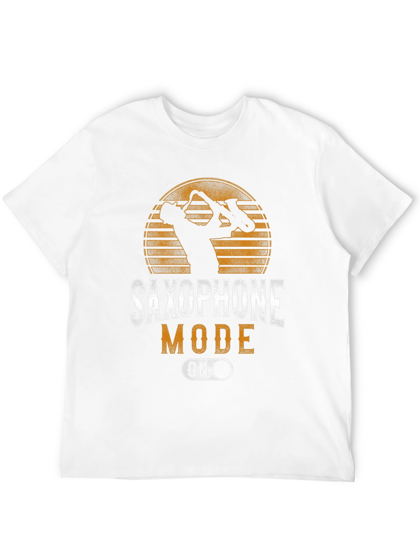 Saxophone Mode On T-Shirt - Music Lover Tee