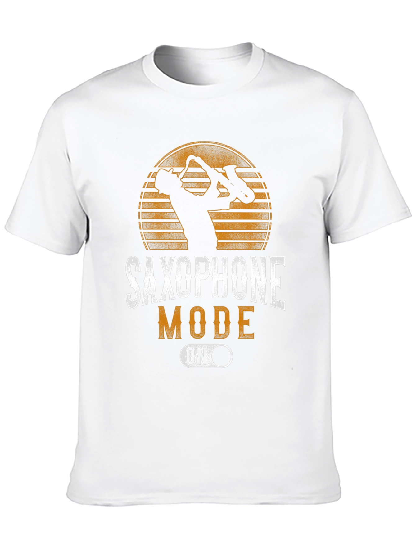 Saxophone Mode On T-Shirt - Music Lover Tee