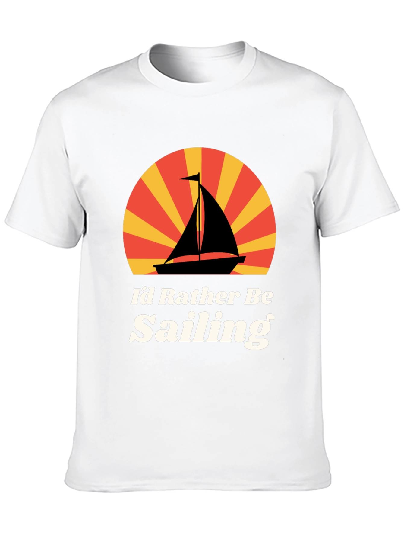 Id Rather Be Sailing Graphic T-Shirt