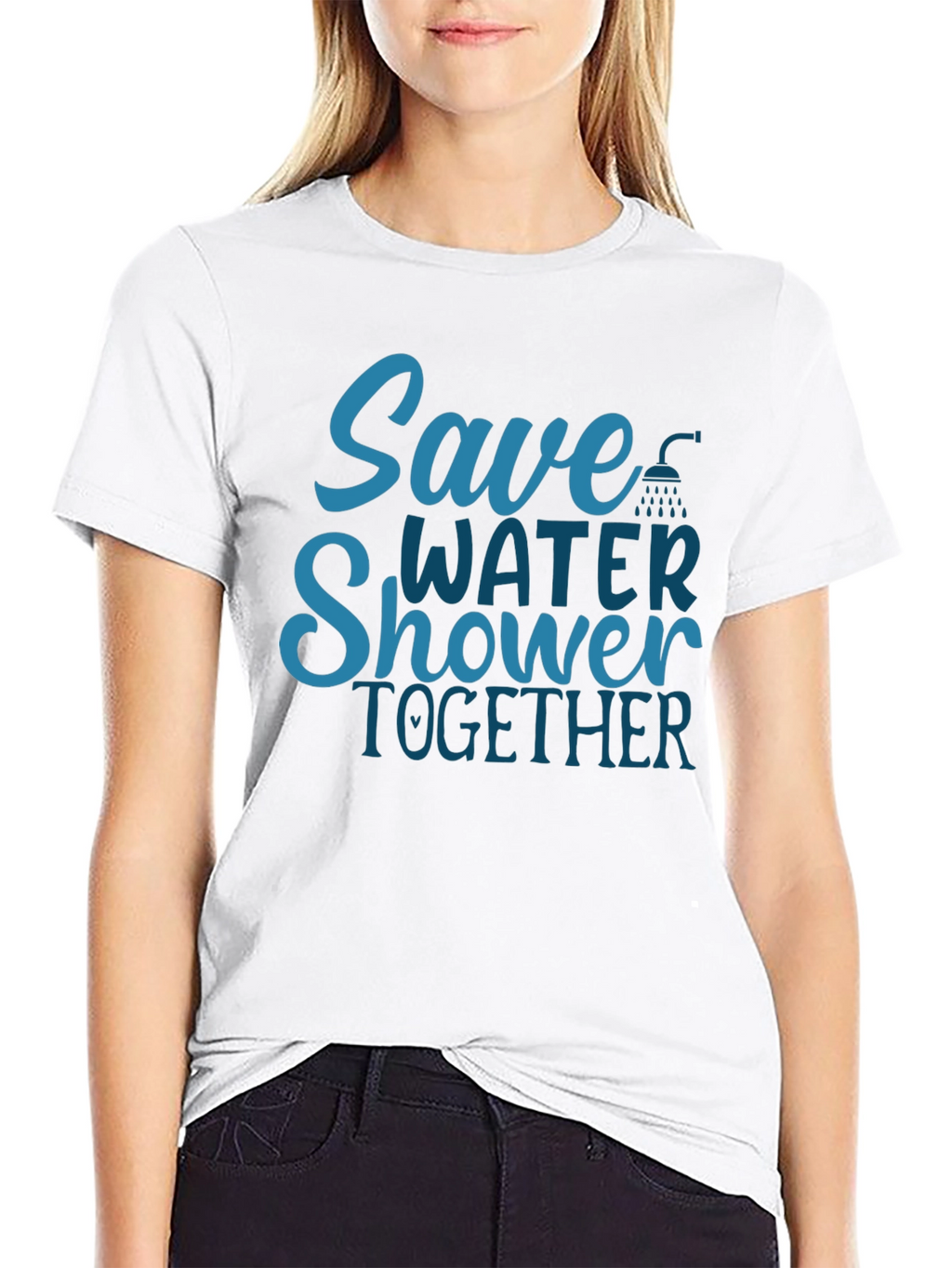 Save Water Shower Together Graphic Tee