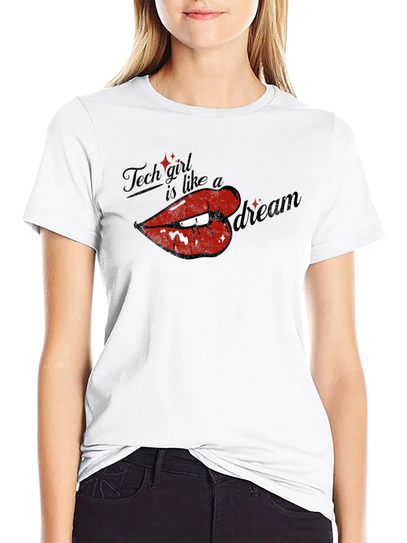 Tech Girl Dream Graphic T-Shirt