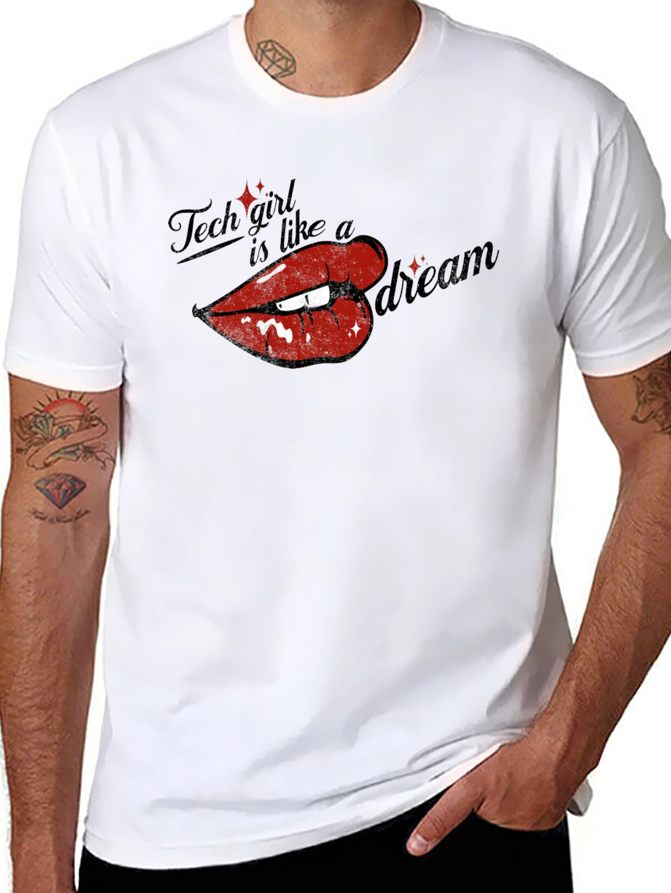 Tech Girl Dream Graphic T-Shirt