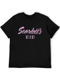 Scarletts Miami Black T-Shirt