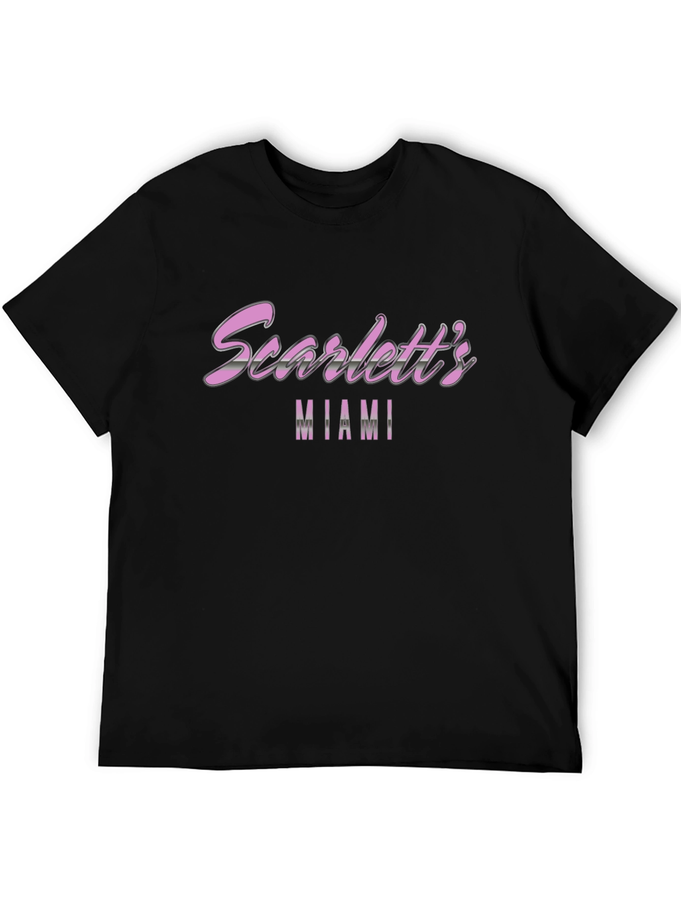 Scarletts Miami Black T-Shirt