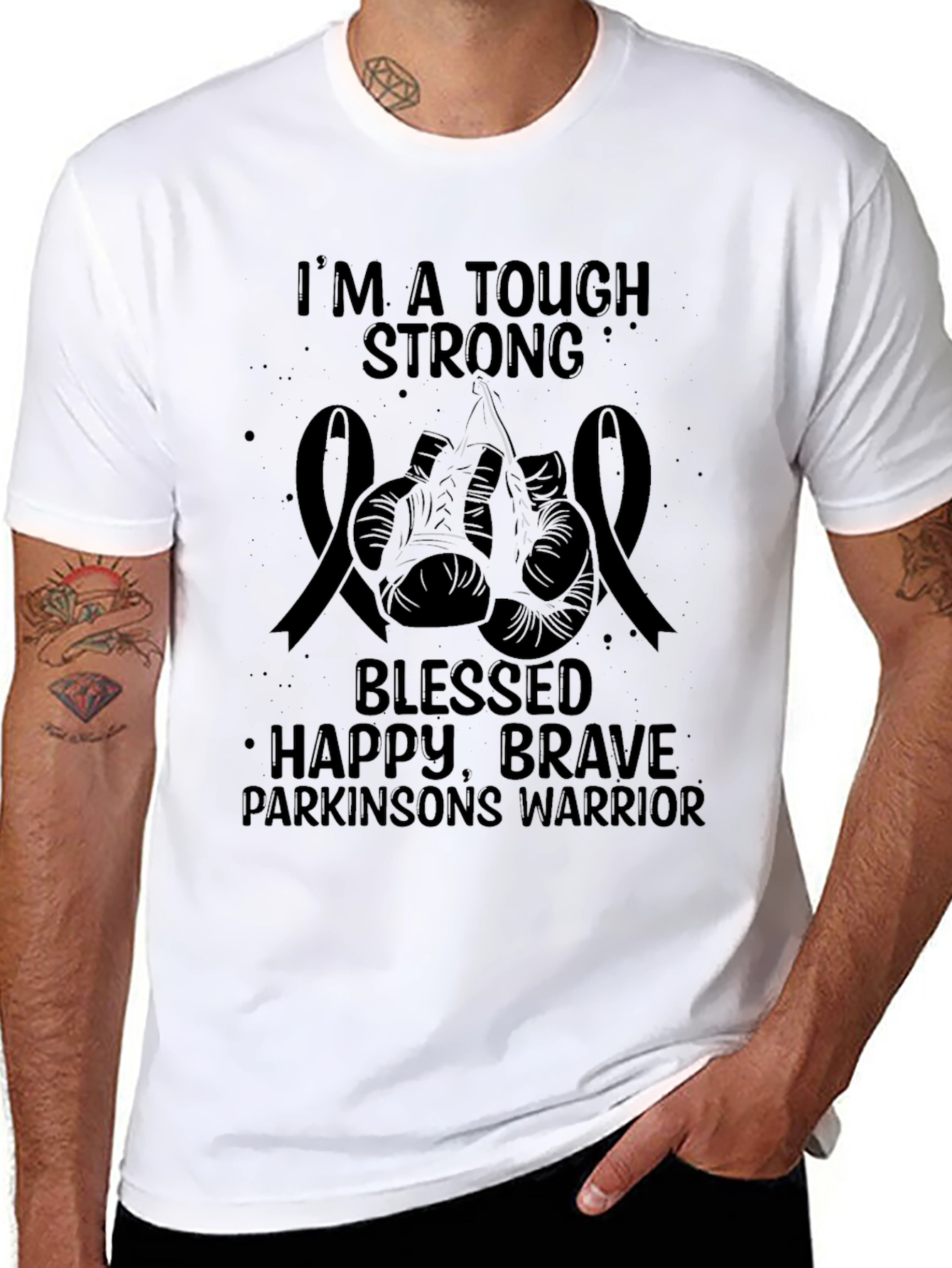 Tough Strong Parkinsons Warrior T-Shirt