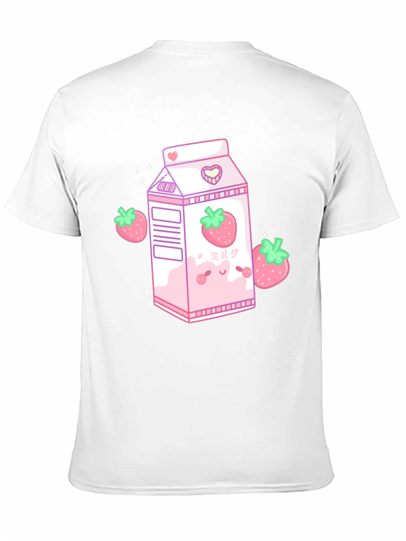 Kawaii Strawberry Milk T-Shirt - Cute Anime Style