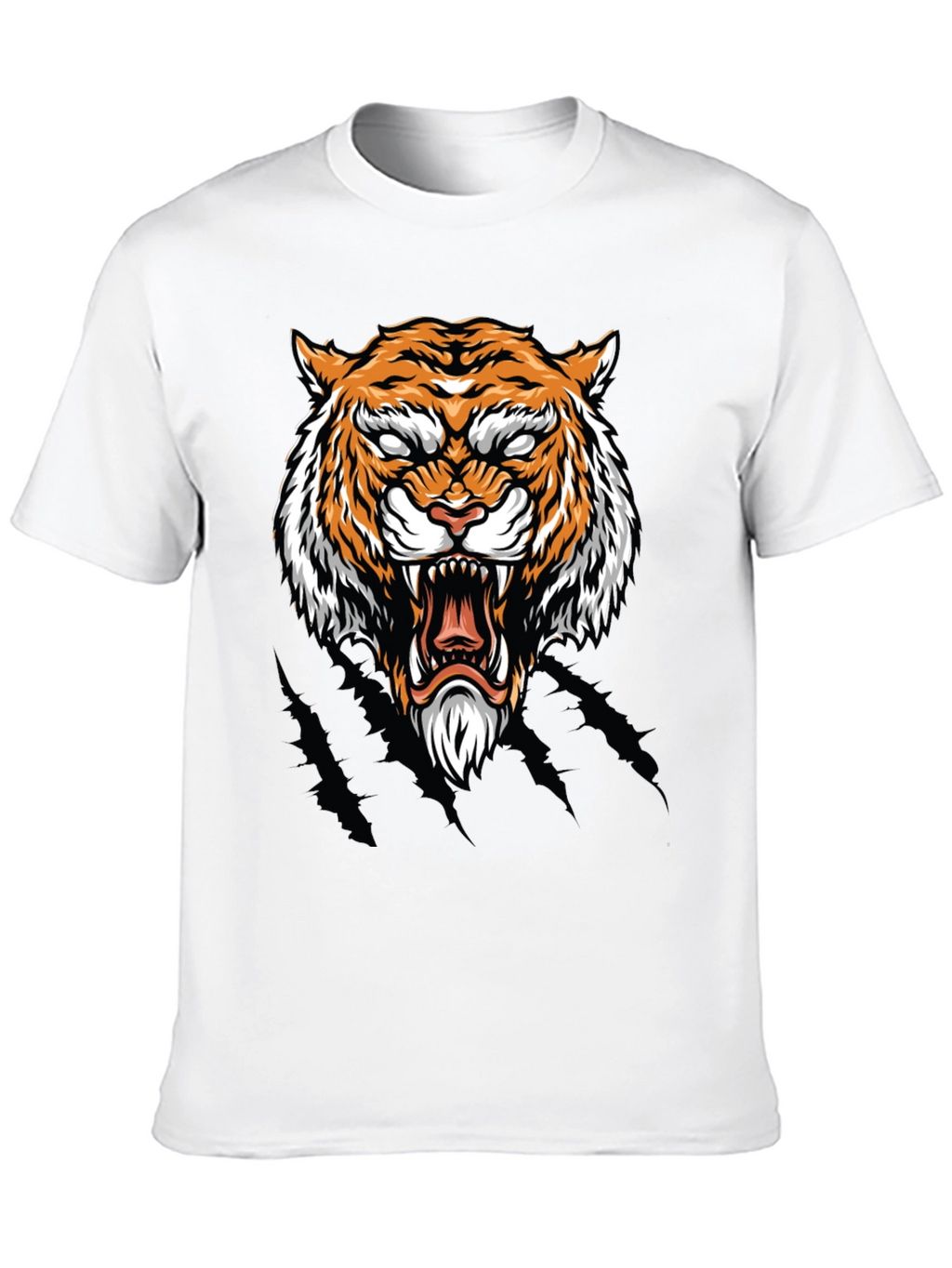 Roaring Tiger Graphic Tee - Cool Animal Design