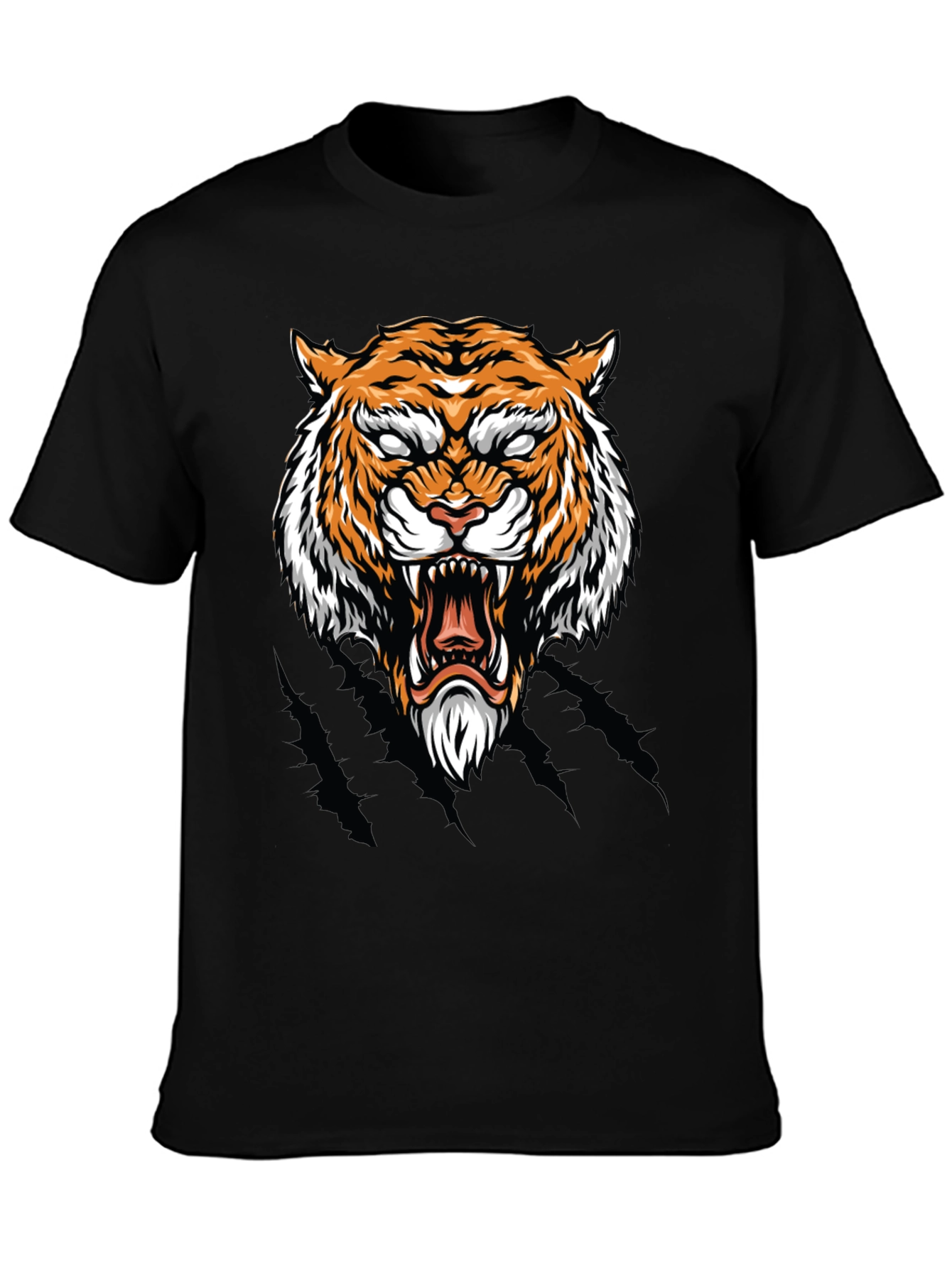 Roaring Tiger Graphic Tee - Cool Animal Design