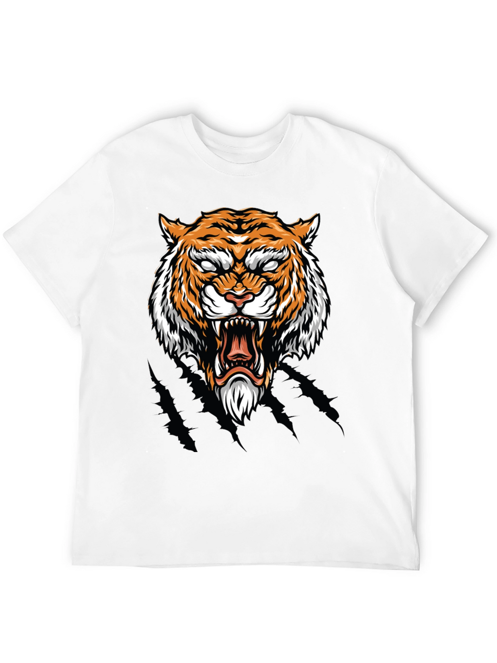 Roaring Tiger Graphic Tee - Cool Animal Design
