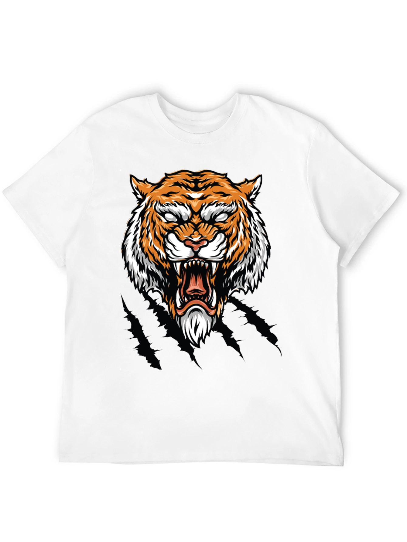 Roaring Tiger Graphic Tee - Cool Animal Design