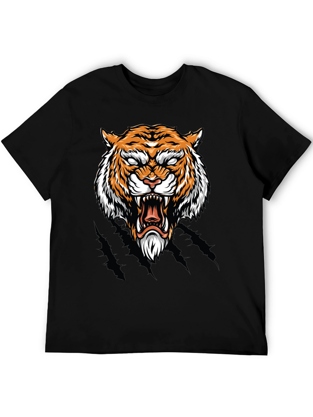 Roaring Tiger Graphic Tee - Cool Animal Design