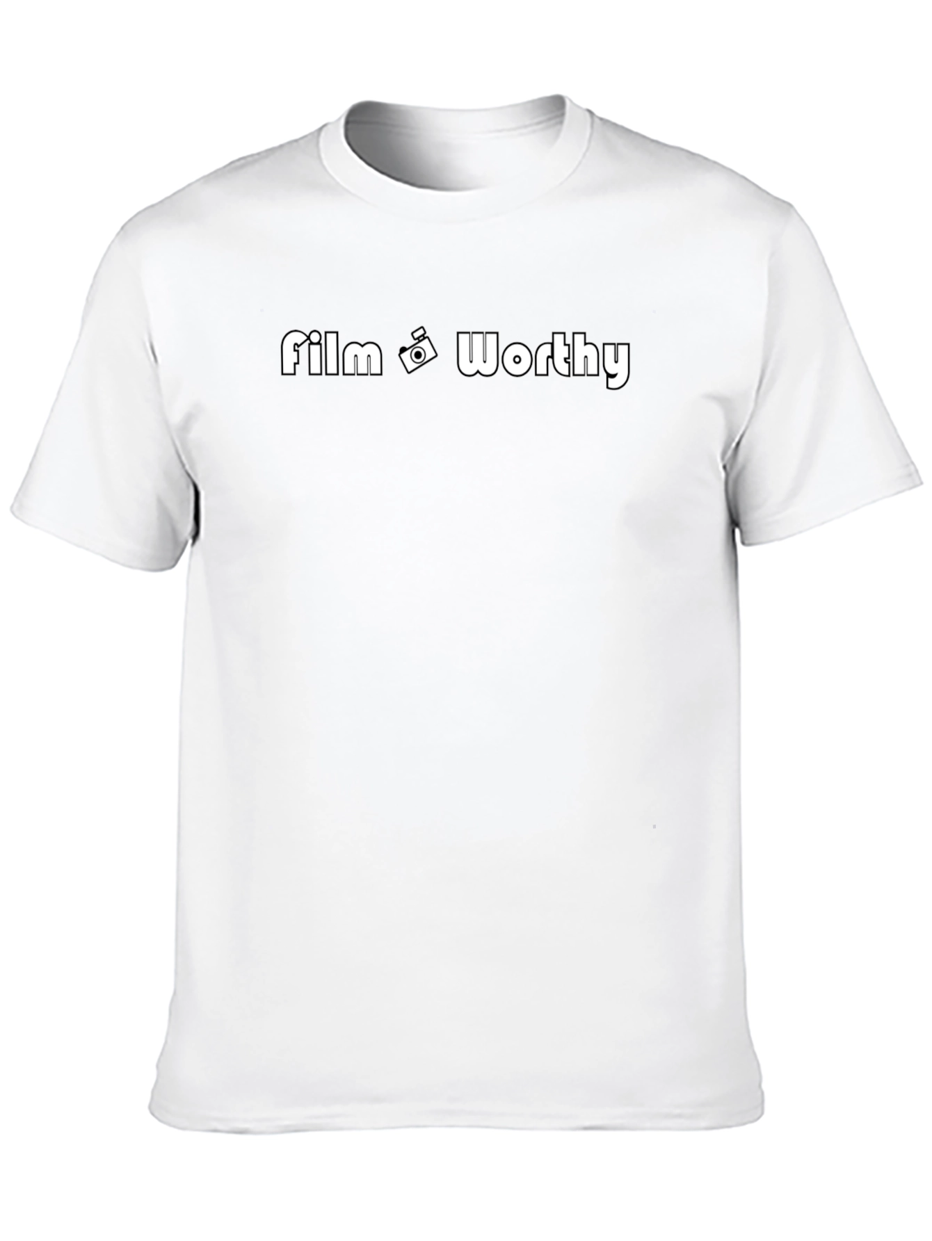 Film Worthy Black Graphic Tee