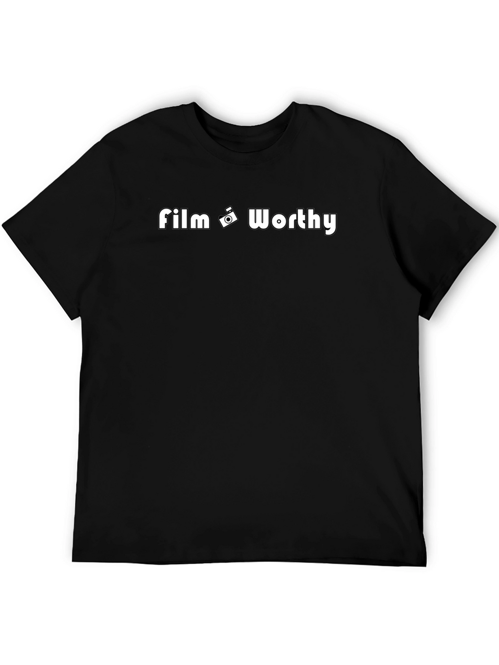 Film Worthy Black Graphic Tee