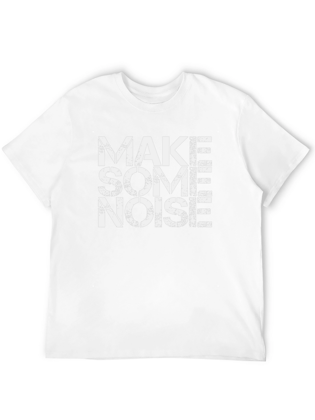 Make Some Noise T-Shirt - Black Cotton Tee