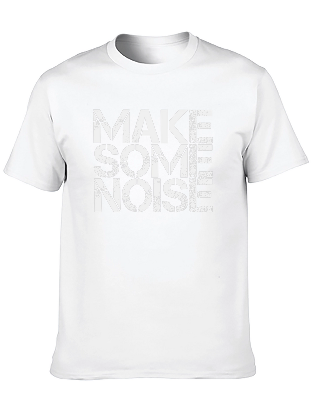 Make Some Noise T-Shirt - Black Cotton Tee