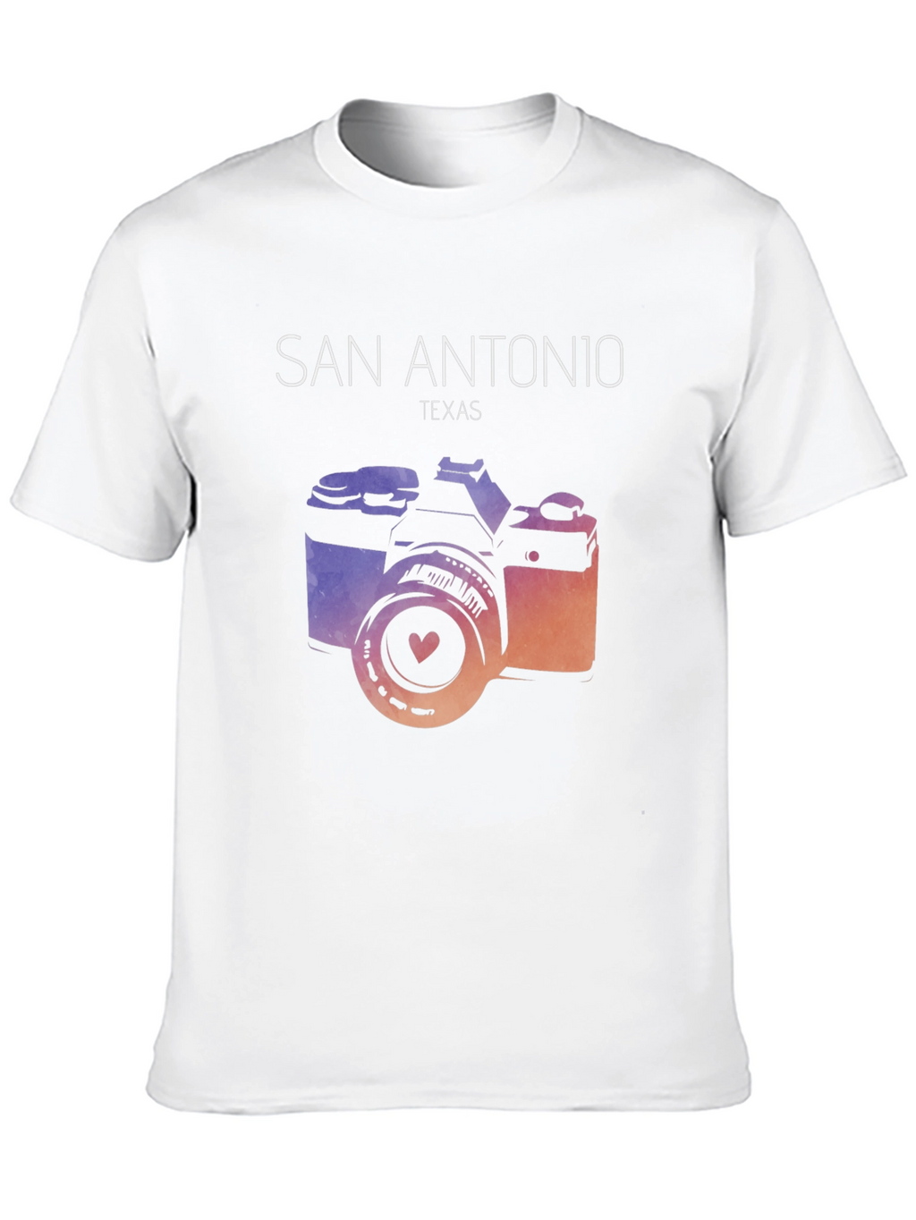 San Antonio Texas Camera Graphic Tee