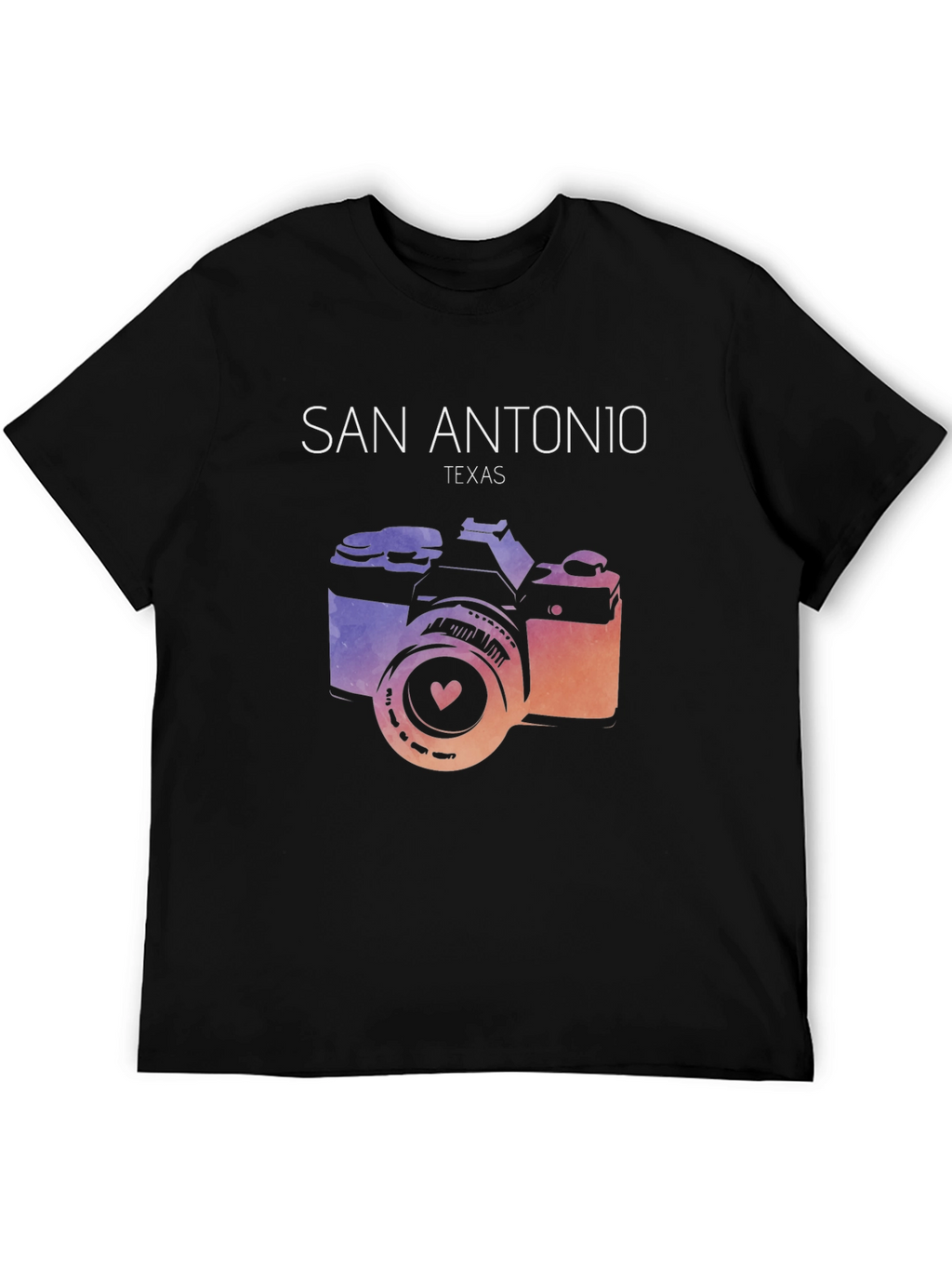 San Antonio Texas Camera Graphic Tee