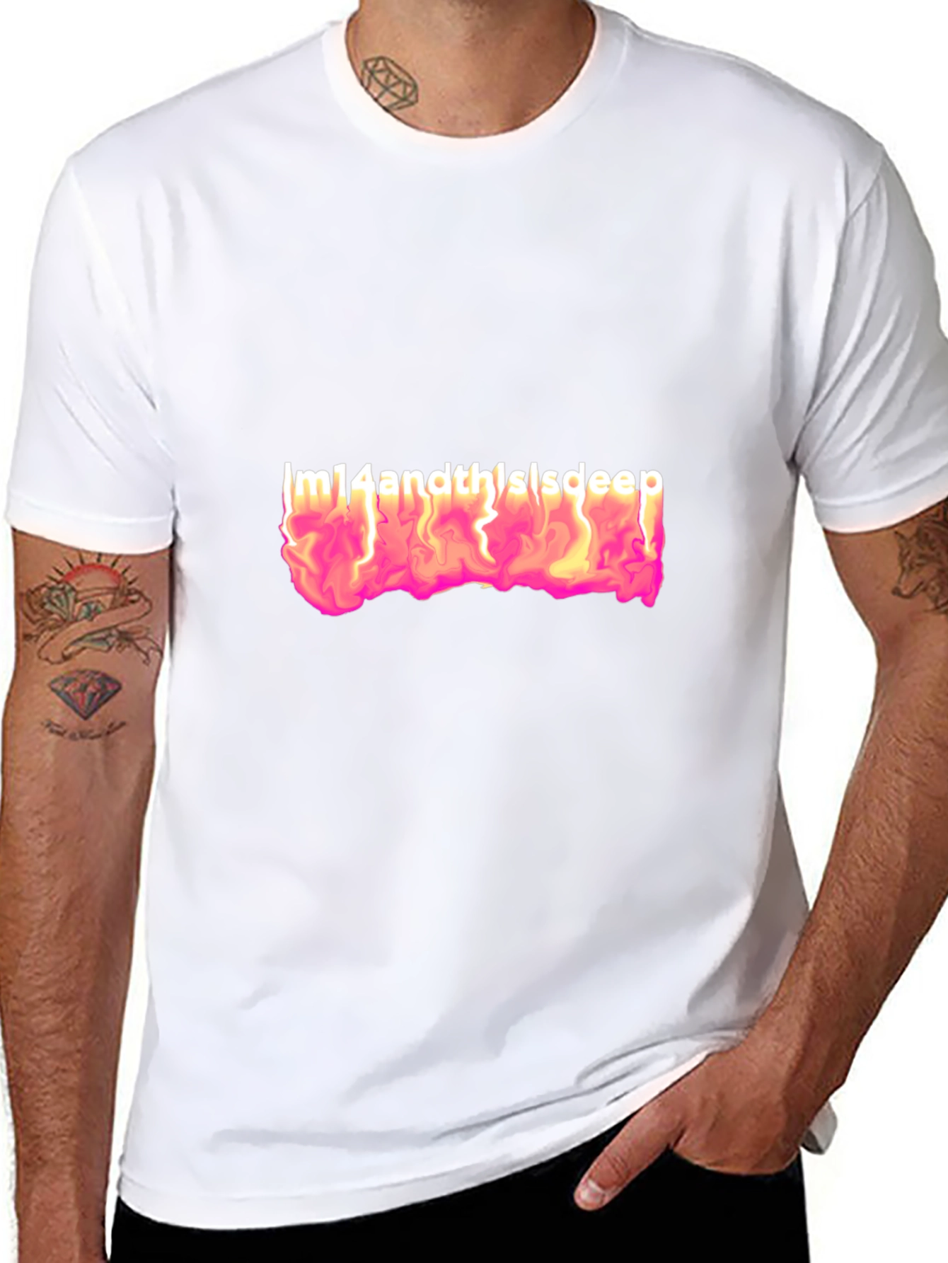 Im 14 and this is Deep Graphic T-Shirt