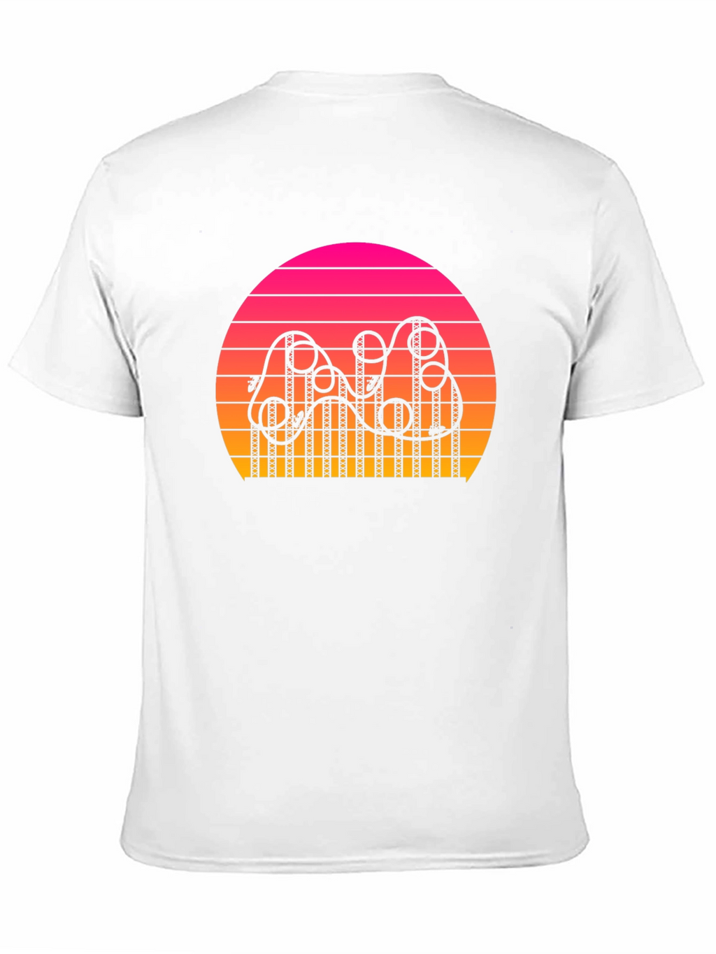 Retro Sunset Rollercoaster T-Shirt