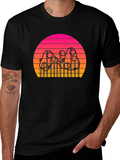 Retro Sunset Rollercoaster T-Shirt