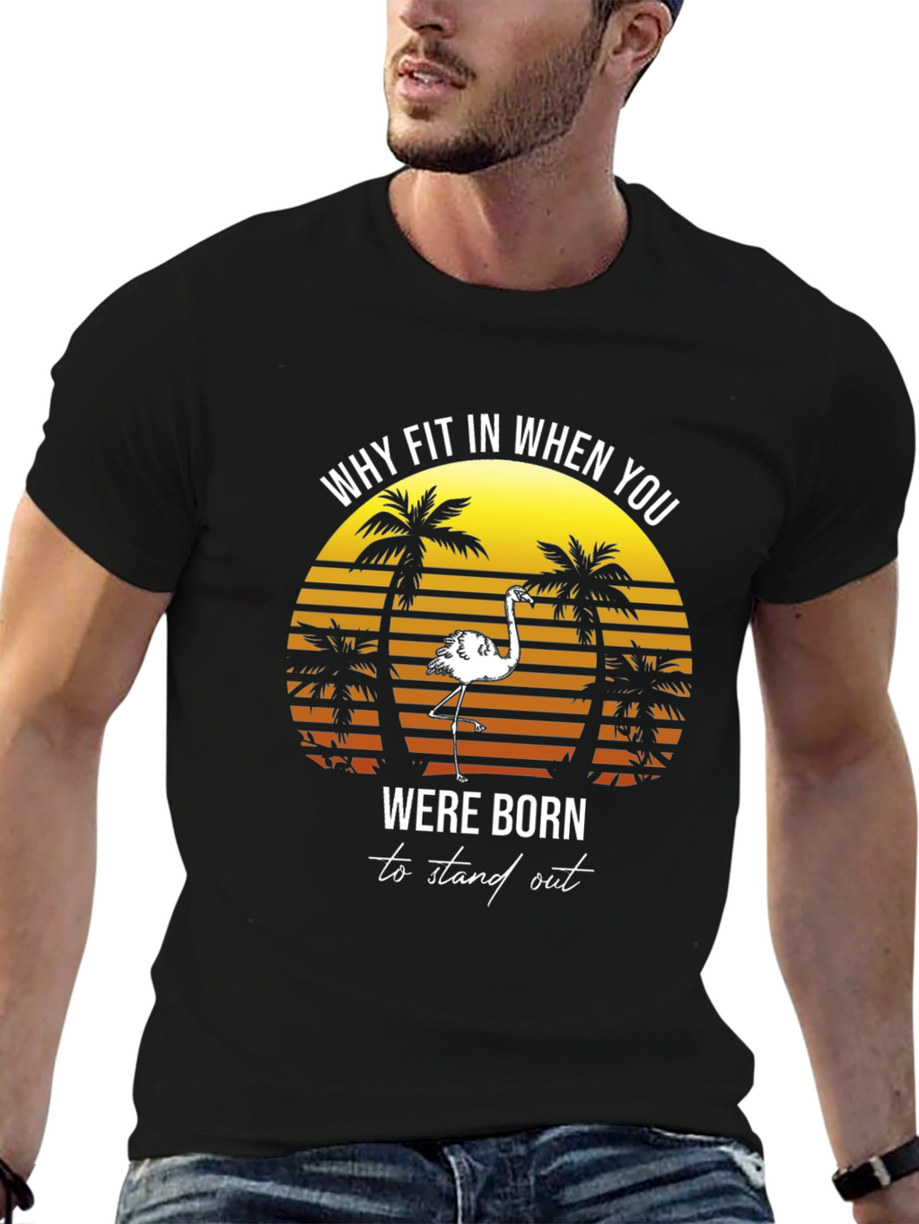 Flamingo Graphic T-Shirt: Stand Out Style