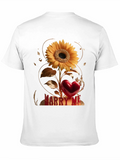 Marry Me Sunflower Graphic Tee