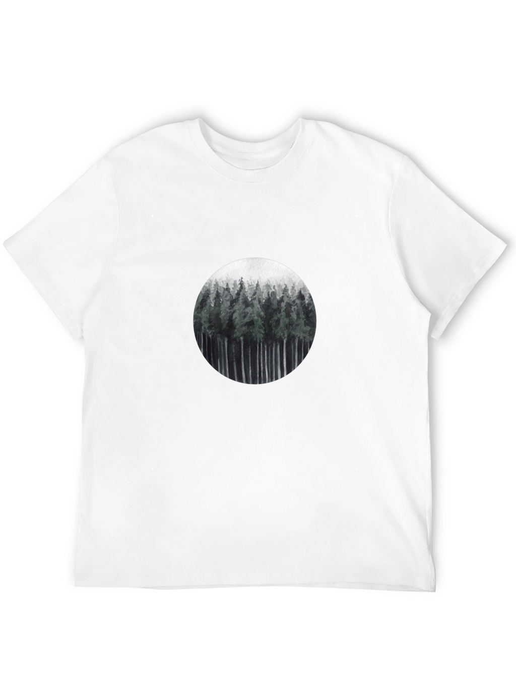 Nature Forest T-Shirt - Mens Black Tee