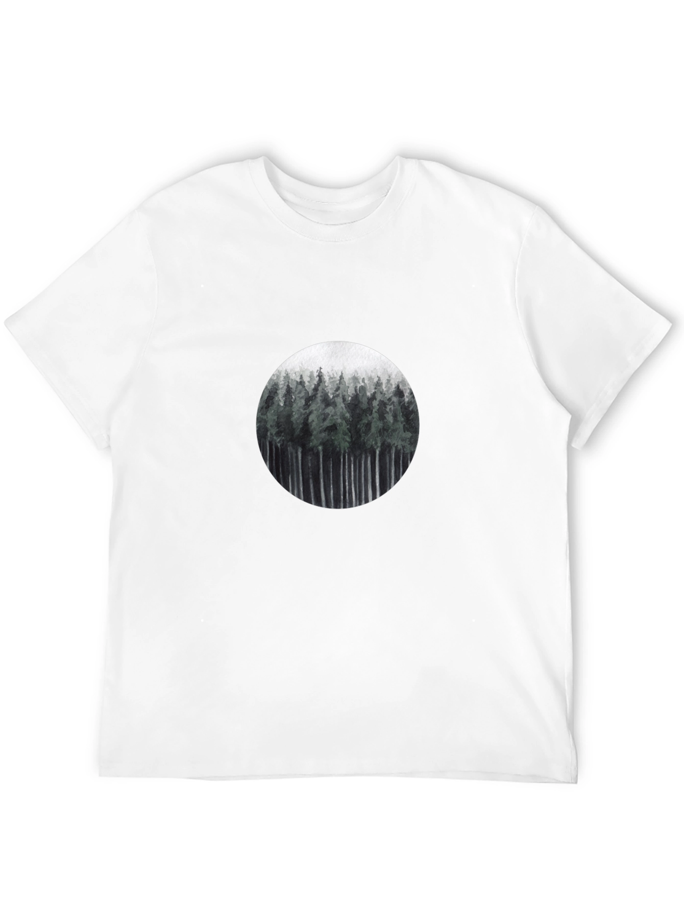 Nature Forest T-Shirt - Mens Black Tee