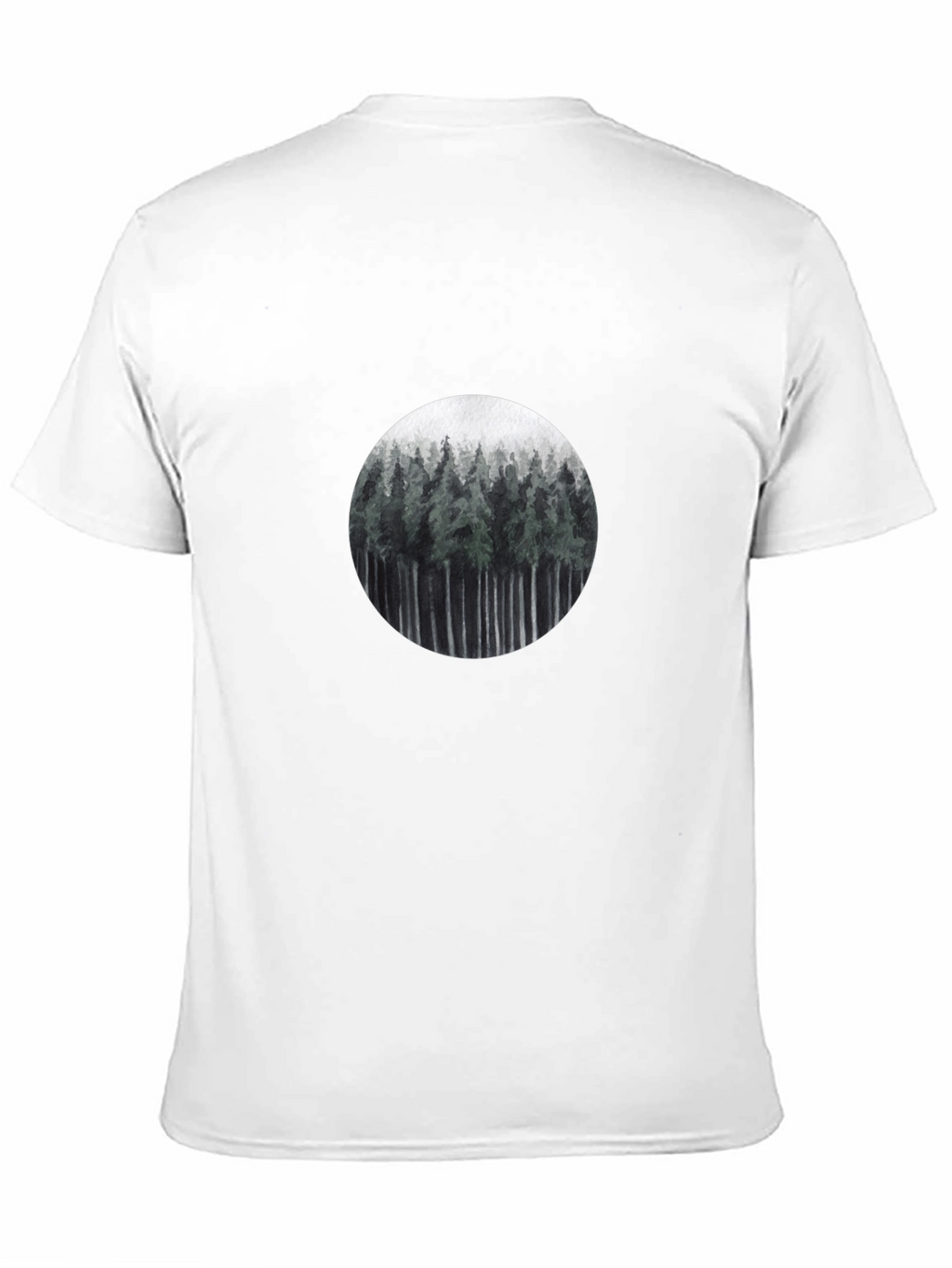Nature Forest T-Shirt - Mens Black Tee
