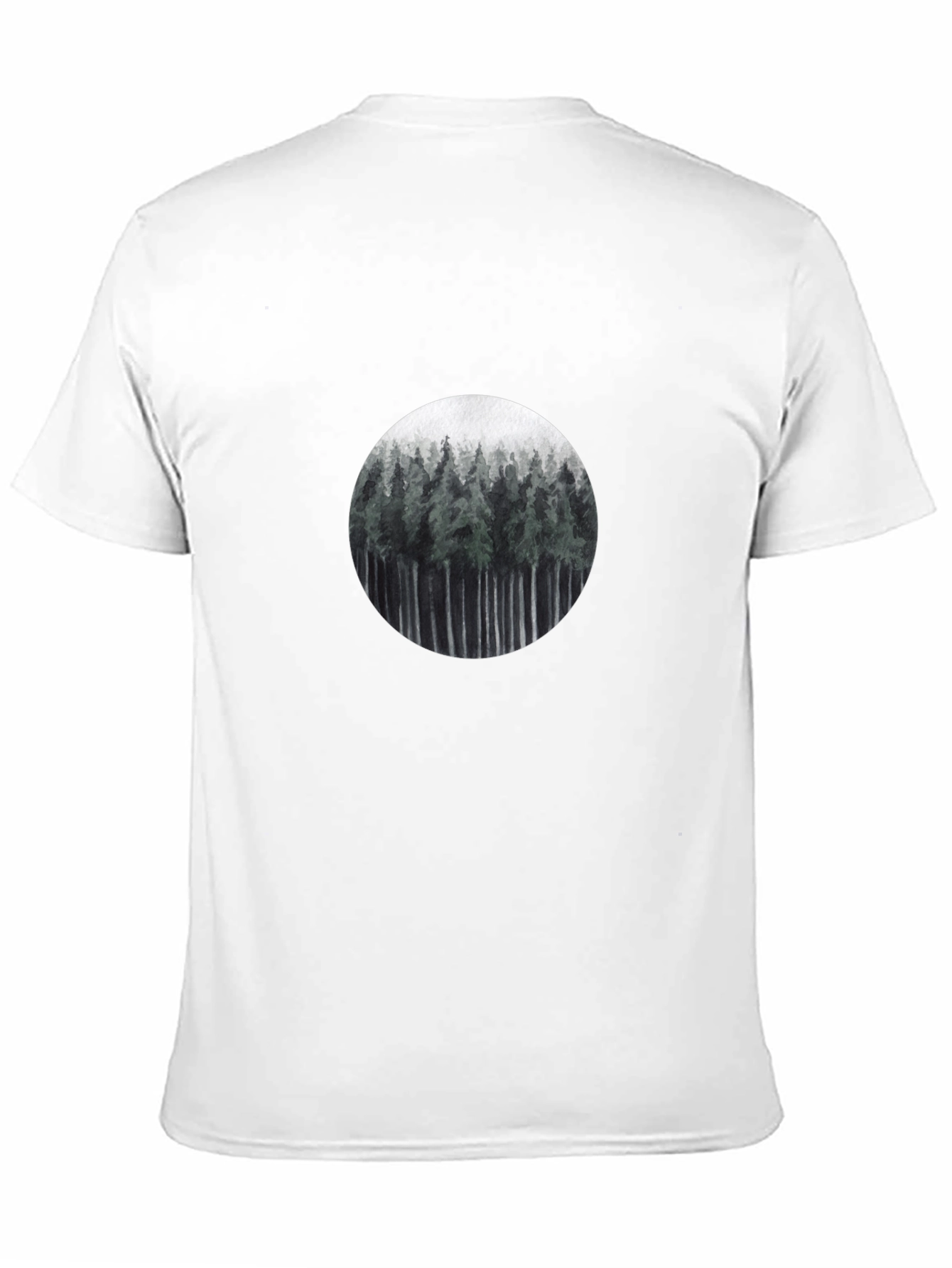 Nature Forest T-Shirt - Mens Black Tee
