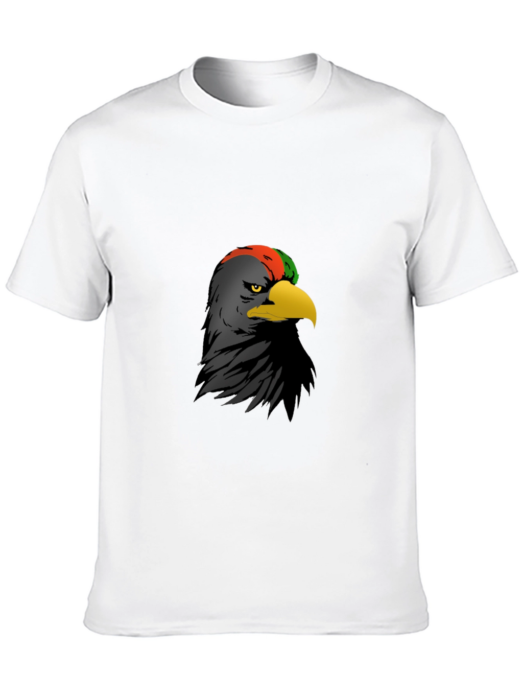 Black Tee with Eagle Graphic