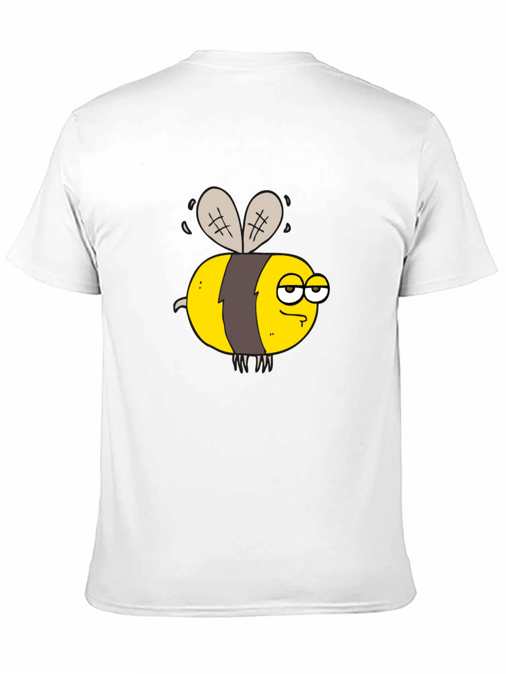 Funny Grumpy Bee Graphic T-Shirt