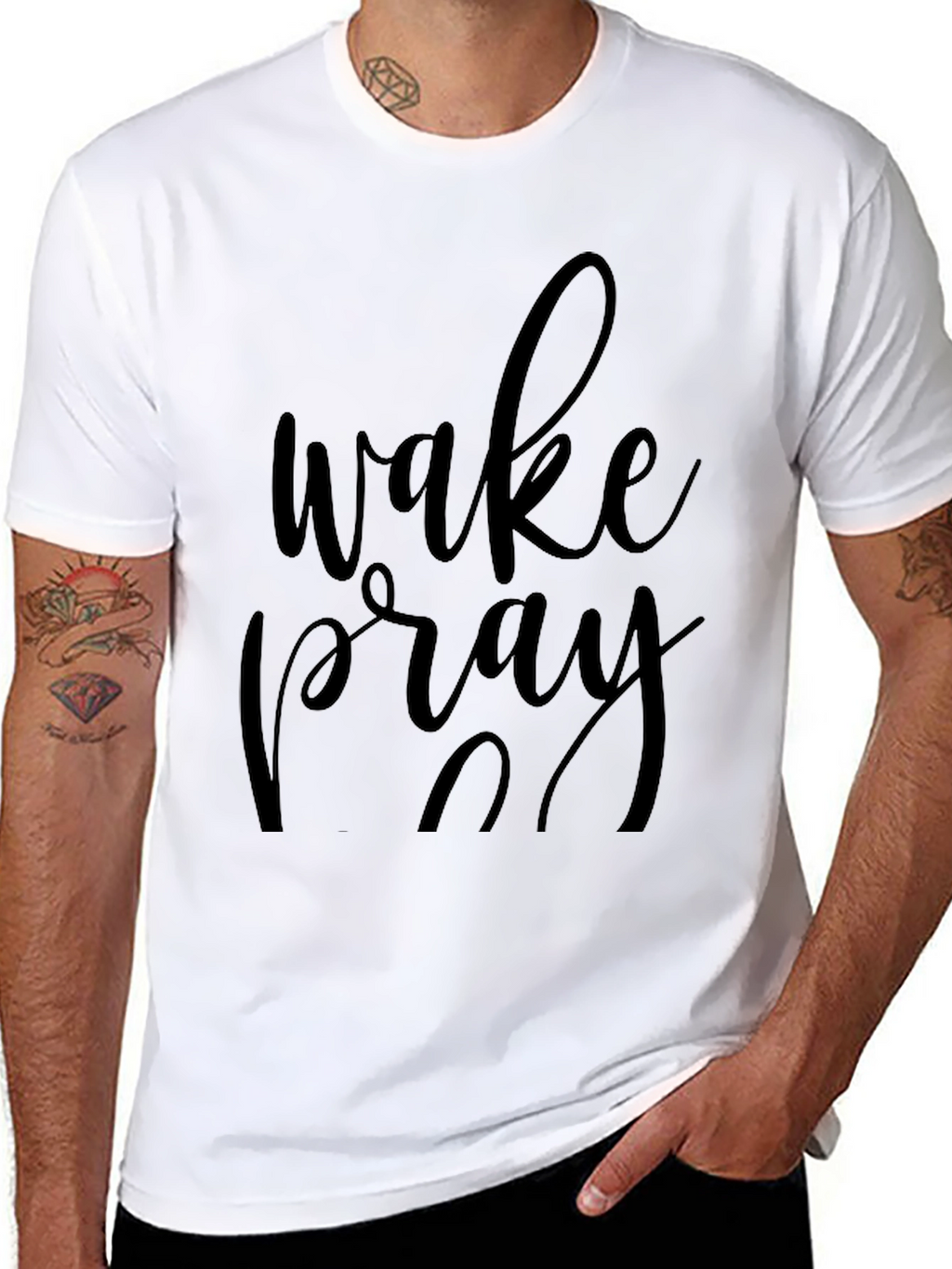 Wake Pray Slay Black T-Shirt
