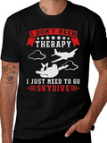Skydiving Therapy T-Shirt