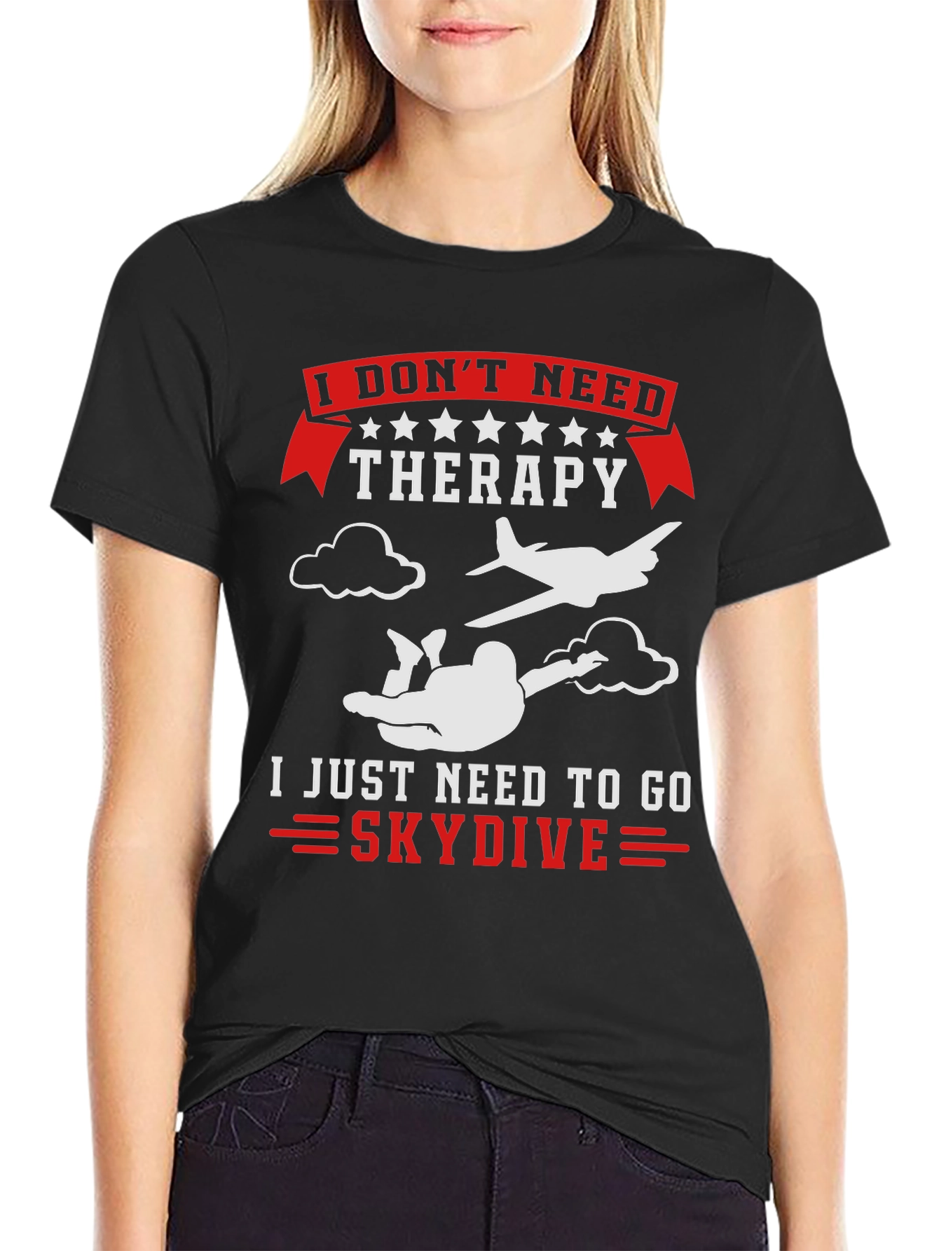 Skydiving Therapy T-Shirt