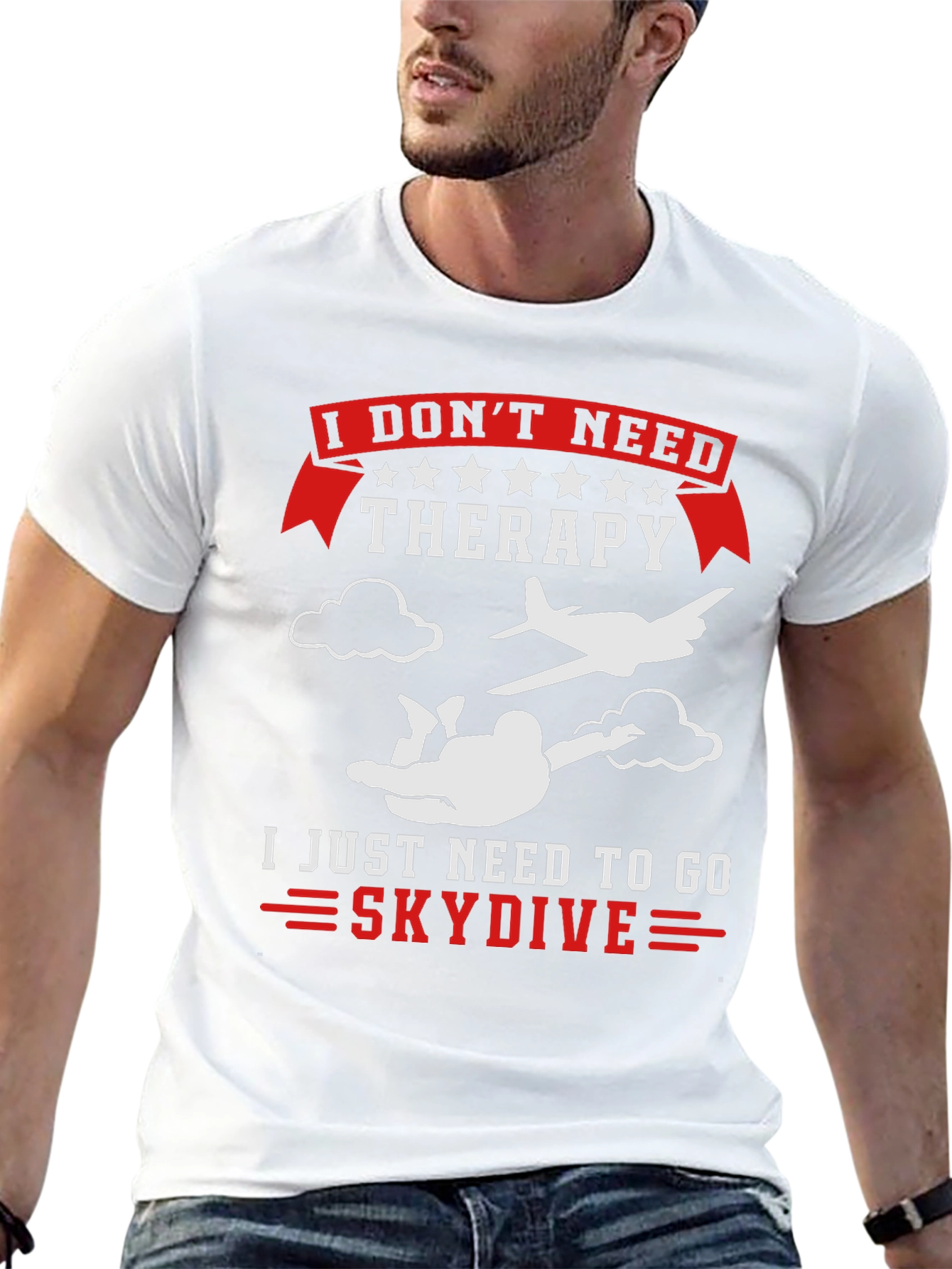 Skydiving Therapy T-Shirt