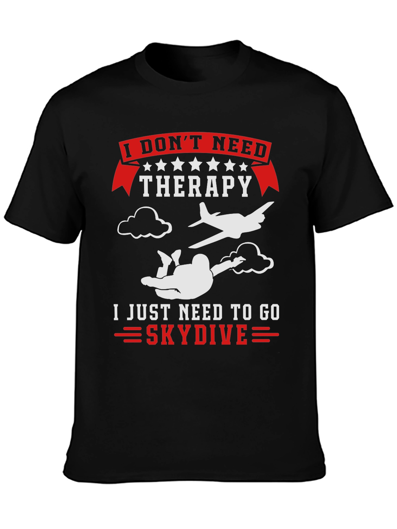 Skydiving Therapy T-Shirt