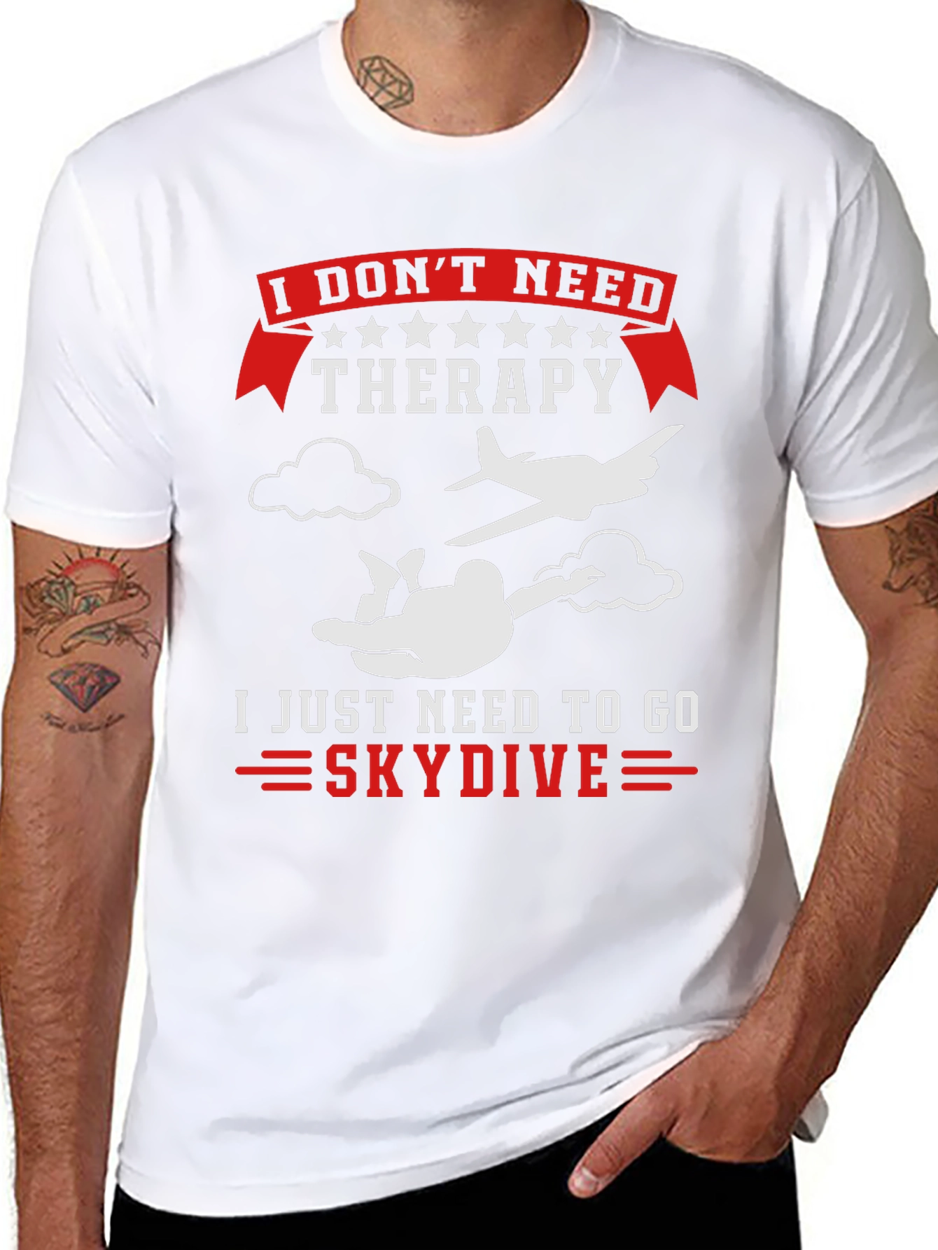 Skydiving Therapy T-Shirt