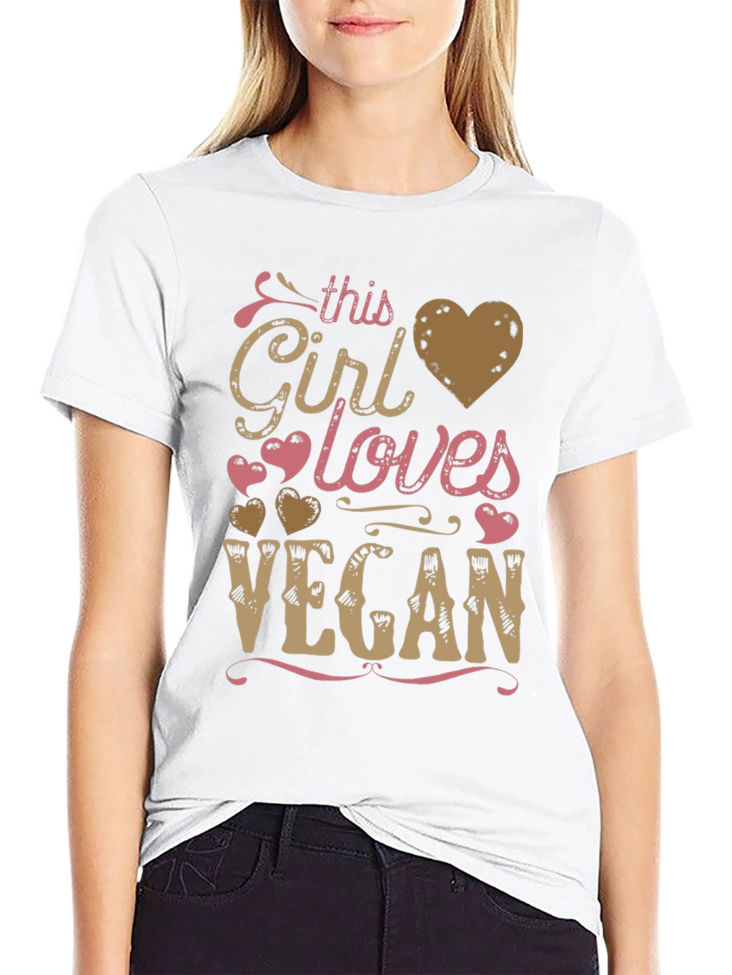 Vegan T-Shirt - This Girl Loves Vegan