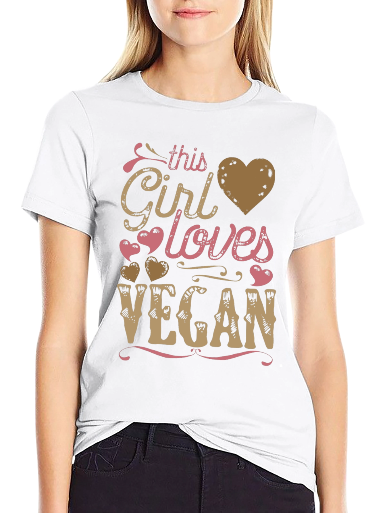 Vegan T-Shirt - This Girl Loves Vegan